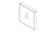DORNBRACHT-Rosette-fuer-Brausehalter-ERSATZTEILE-092798002-60-x-60-x-9-x-D-14-8-mm-Platin-092798002-08 gallery number 1